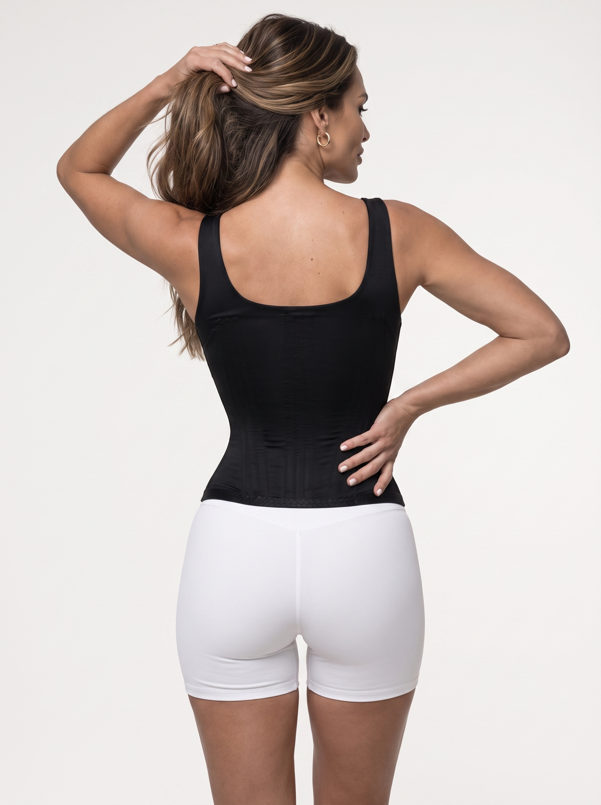 Cinta Modeladora Curve com Alças 28 Barbatanas